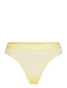 Mesh Thong Stringit Alusvaatteet Yellow Organic Basics