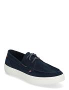 Modern Light Hybrid Suede Boat S Purjehduskengät Kengät Blue Tommy Hil...