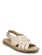 Sandals - Flat - Open Toe - Op Matalapohjaiset Sandaalit Beige ANGULUS