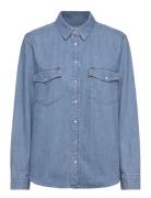Iconic Western Old 517 Blue 2 Tops Shirts Long-sleeved Blue Levi's®