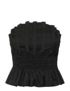 Gzpauline Corset Tops Blouses Sleeveless Black Gestuz