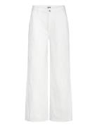 Ivy-Augusta French Jeans White Punc Bottoms Jeans Flares White IVY Cop...
