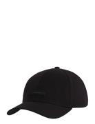 Seersucker Patch Bb Cap Accessories Headwear Caps Black Calvin Klein