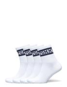 Th Uni Tj Short Sock 4P Ecom Underwear Socks Regular Socks White Tommy...