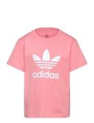 Trefoil Tee Sport T-shirts Short-sleeved Pink Adidas Originals