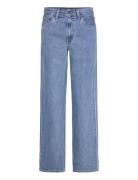 Baggy Dad Med Indigo - Worn In Bottoms Jeans Straight-regular Blue Lev...