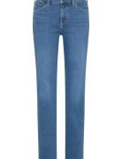 Marion Straight Bottoms Jeans Flares Blue Lee Jeans