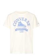 Cnvg Chuck Taylor T-Shirt Sport T-shirts Short-sleeved Cream Converse