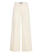 High-Rise Wideleg Jeans Bottoms Jeans Wide Cream Mango
