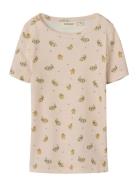Nmflavo Kis Ss Slim Top Lil Tops T-shirts Short-sleeved Pink Lil'Ateli...