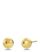 Plain Studs M Gold Accessories Jewellery Earrings Studs Gold Edblad