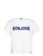 T-Shirt Tops T-shirts & Tops Short-sleeved White United Colors Of Bene...