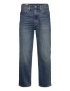 568™ Loose Straight Dark Indigo - Worn In Bottoms Jeans Regular Blue L...