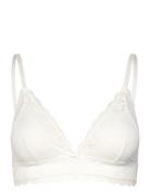 Bella Bra Top Lingerie Bras & Tops Soft Bras Bralette White Missya