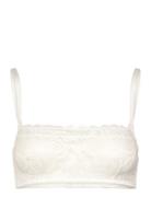 Bella Bandeau Lingerie Bras & Tops Soft Bras Bralette White Missya