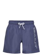 Logo Lightweight Swim Shorts Uimashortsit Blue GANT