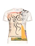 Collection Tops T-shirts & Tops Short-sleeved White Desigual