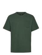 Calton Structured Tee Tops T-shirts Short-sleeved Green Clean Cut Cope...