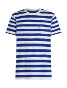 Essential Solid Pocket Tee Tops T-shirts Short-sleeved Blue Tommy Hilf...