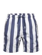 Block Stripe Swim Shorts Uimashortsit Blue GANT
