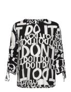 Di Tops Blouses Long-sleeved Black Desigual
