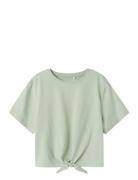 Nkfvaya Ss Loose Top Tops T-shirts Short-sleeved Green Name It
