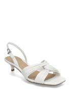 Alessia Kitten Sandal Korolliset Sandaalit White Michael Kors