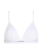 Unlined Triangle Lingerie Bras & Tops Soft Bras Bralette White Calvin ...