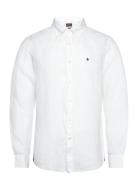 Douglas Linen Shirt-Classic Fit Designers Shirts Casual White Morris