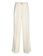 Taualy-W Bottoms Trousers Wide Leg White BOSS