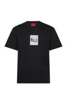 Darthy Designers T-shirts Short-sleeved Black HUGO