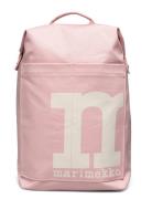 Mono Backpack Solid Reppu Laukku Pink Marimekko