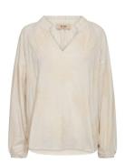Mmashi Voila Blouse Tops Blouses Long-sleeved Cream MOS MOSH