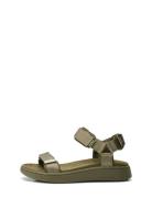 Line Matalapohjaiset Sandaalit Khaki Green WODEN
