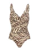 Swimsuit Virginia Uimapuku Uima-asut Multi/patterned Damella Of Sweden