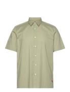 Ebor Tops Shirts Short-sleeved Green HUGO