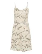 Gzsagina Short Dress Lyhyt Mekko Cream Gestuz