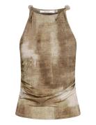 Gzgala P Top Tops T-shirts & Tops Sleeveless Brown Gestuz