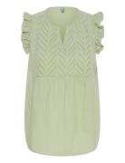 Cutoril Top Tops Blouses Sleeveless Green Culture