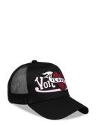Multi Patches Black Trucker Von Dutch Accessories Headwear Caps Black ...