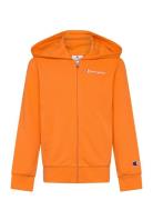 Full Zip Hoodie Sweatshirt Tops Sweat-shirts & Hoodies Hoodies Orange ...