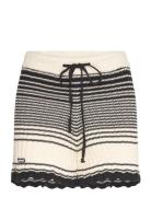 Paz Ecru Tricot Shorts Bottoms Shorts Casual Shorts Beige ALOHAS