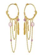 Indie Earrings Accessories Jewellery Earrings Hoops Gold Maanesten