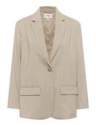 Gztiff Oz Blazer Blazers Single Breasted Blazers Beige Gestuz