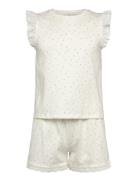 Floral Cotton Pyjamas Pyjamasetti Pyjama White Mango