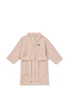 Bertha Bathrobe Aamutakki Kylpytakki Pink Liewood