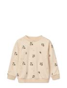 Thora Printed Sweatshirt Tops Sweat-shirts & Hoodies Sweat-shirts Beig...