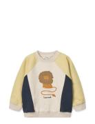 Aude Placement Sweatshirt Tops Sweat-shirts & Hoodies Sweat-shirts Cre...