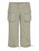 Soft Capri Bottoms Shorts Casual Shorts Khaki Green Monki