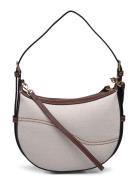 Silea Ecru/Cannella Canvas/Vacchetta Bags Small Shoulder Bags-crossbod...